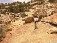 Hiking the Slickrock in Slickrock Canyon